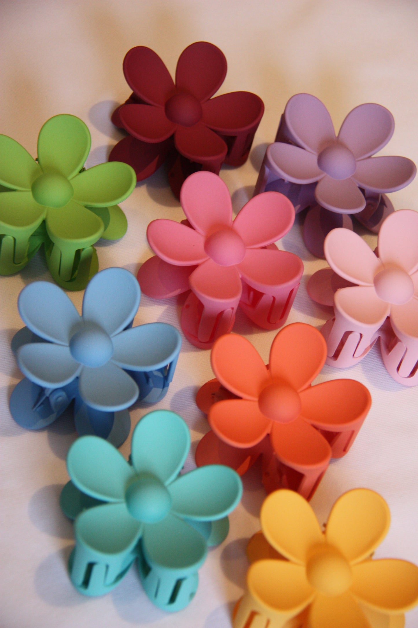 Flower hair clip