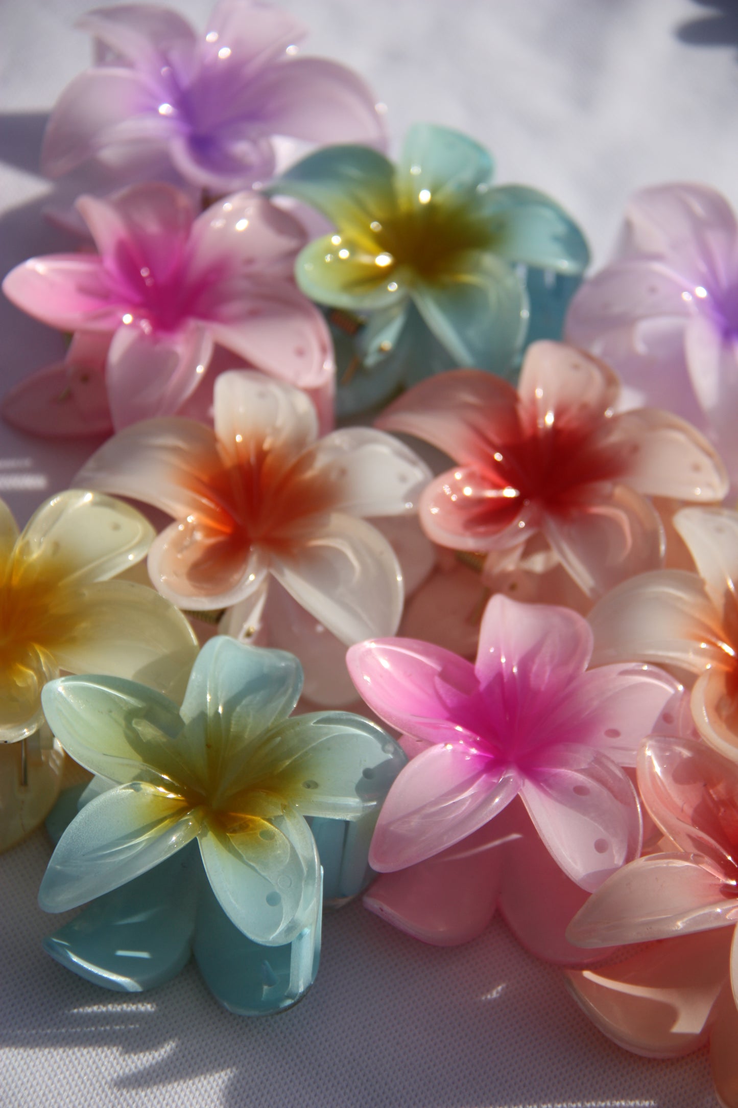 Hawaï flower hair clip