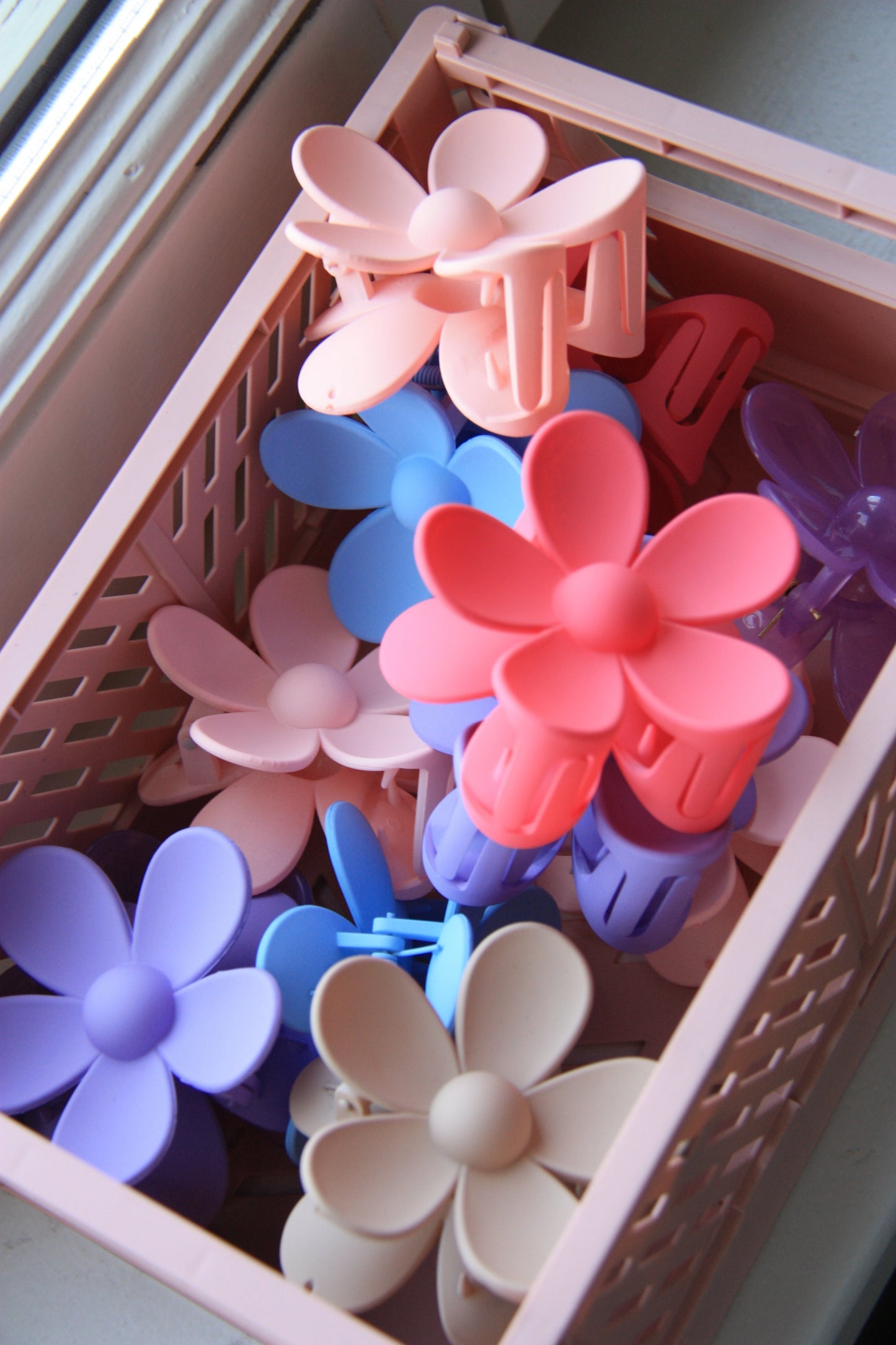 Flower hair clip