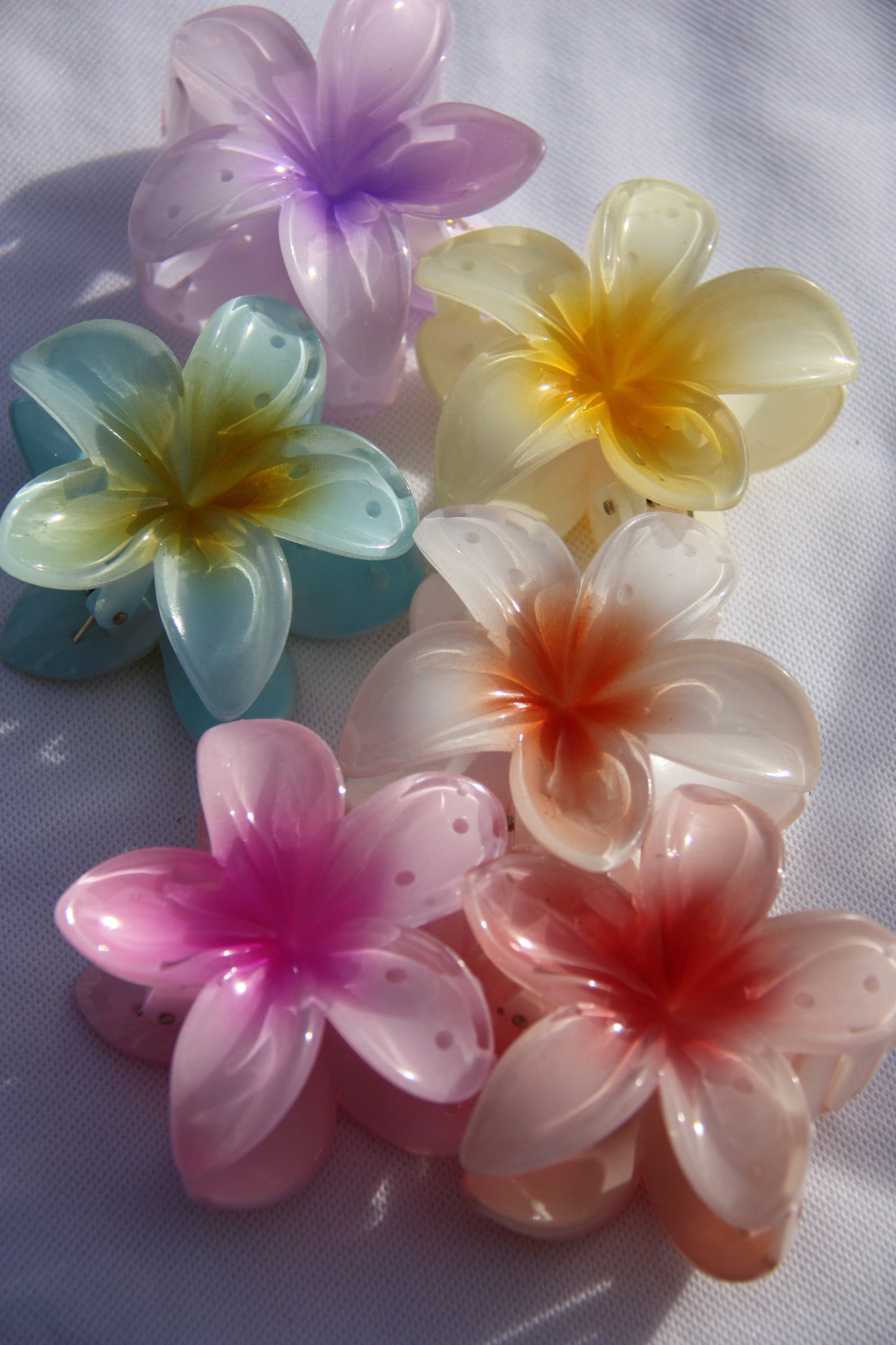 Hawaï flower hair clip