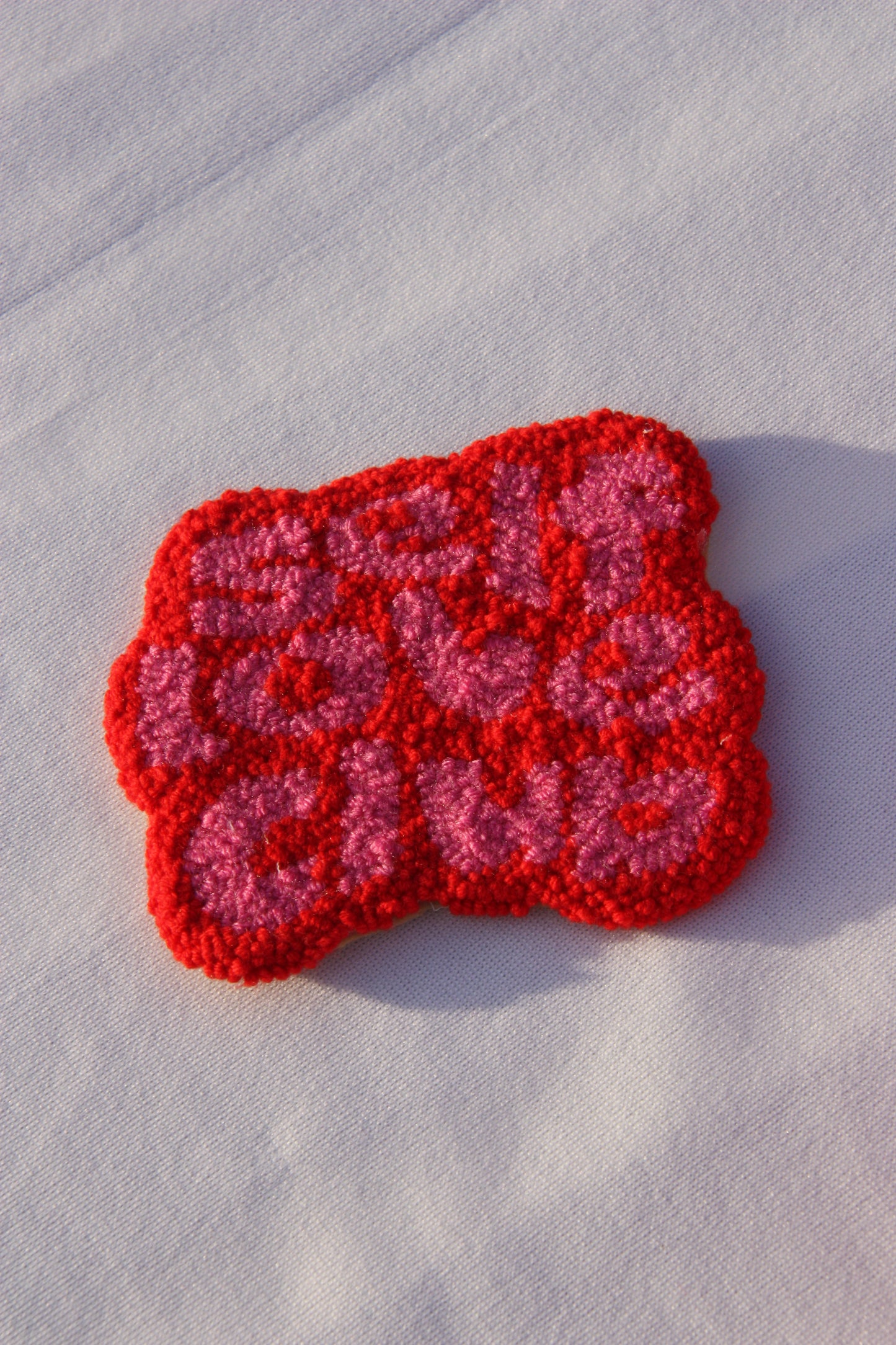 Funky punched coasters