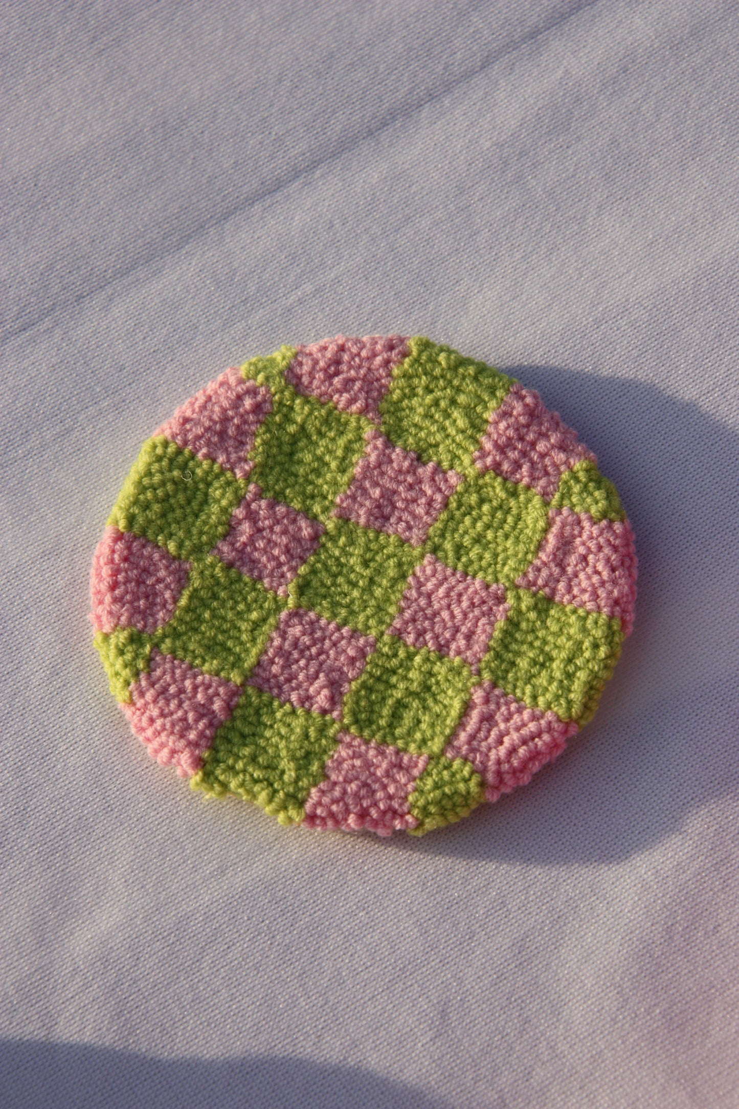 Funky punched coasters