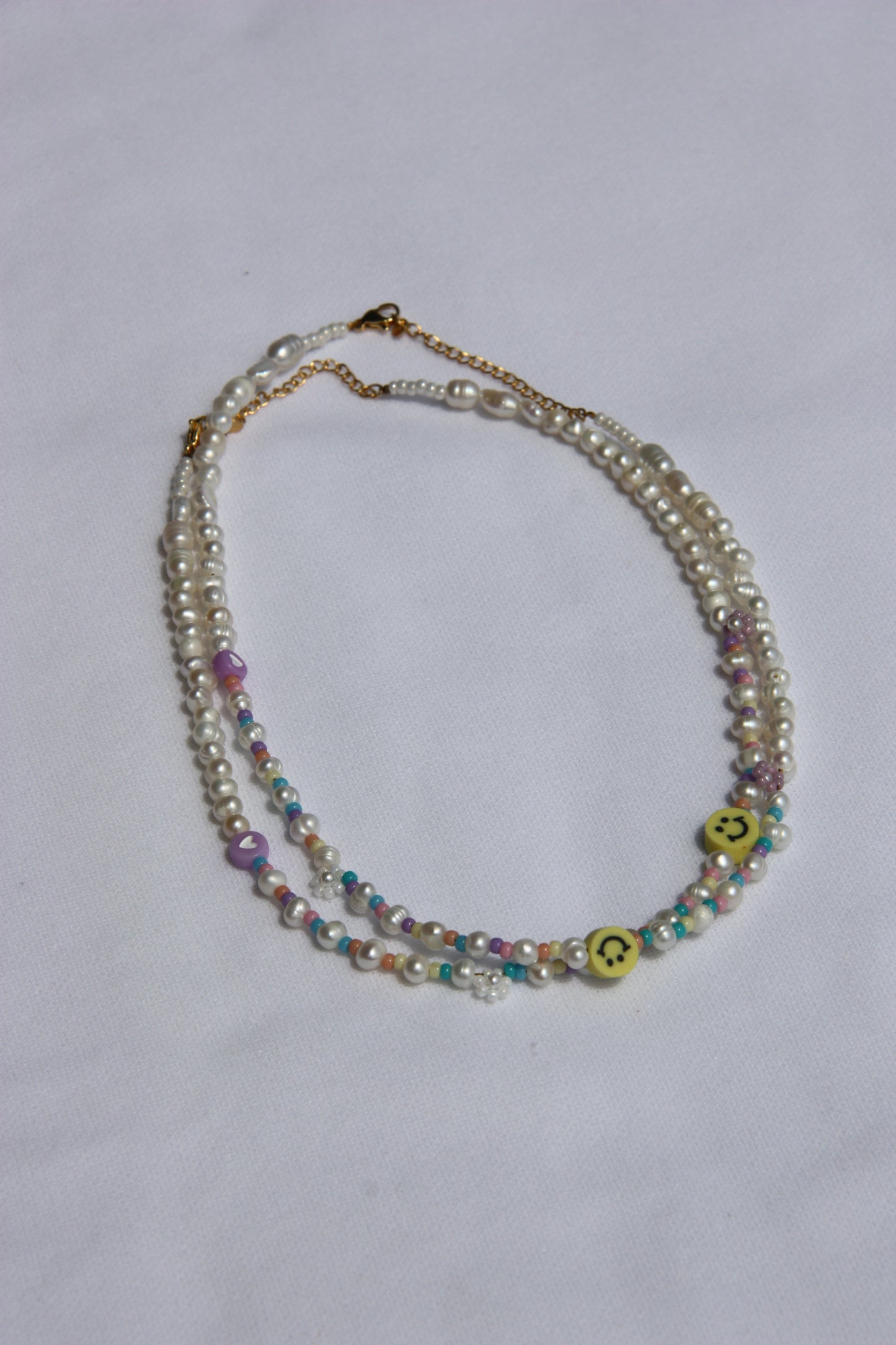 Funky colorful necklace