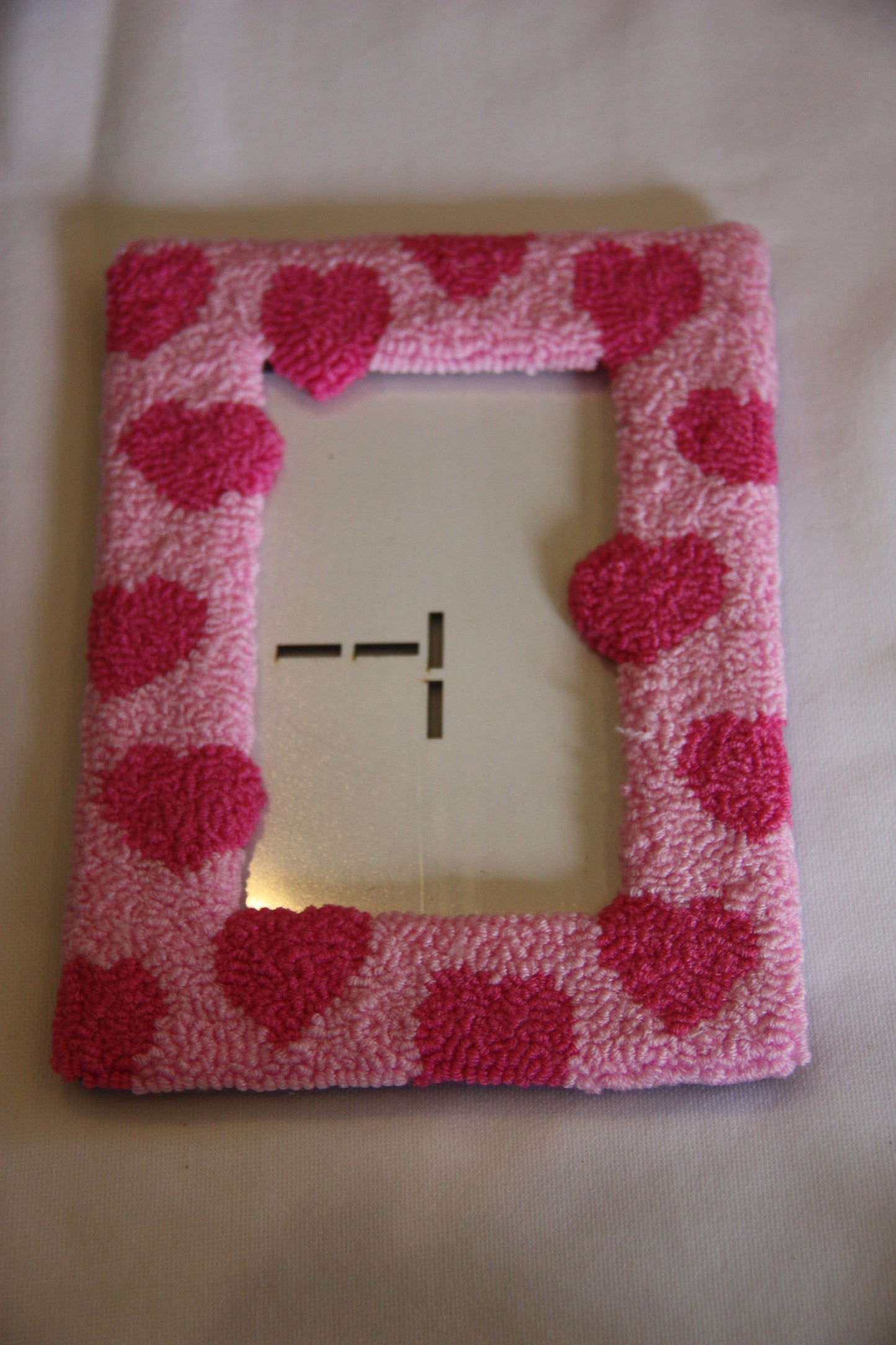 Funky punched picture frames