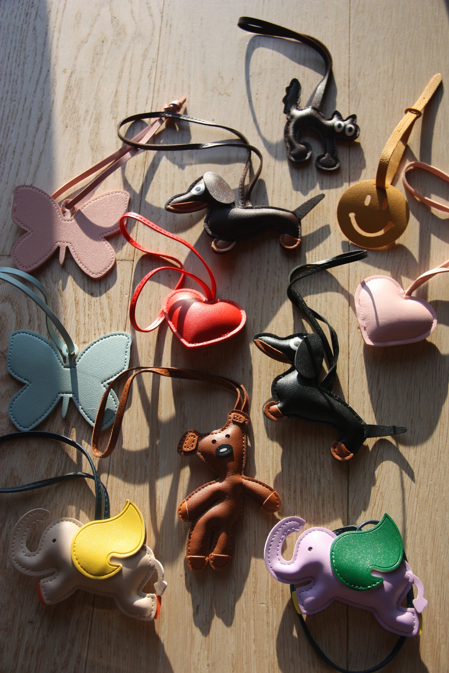 Funky bag charms