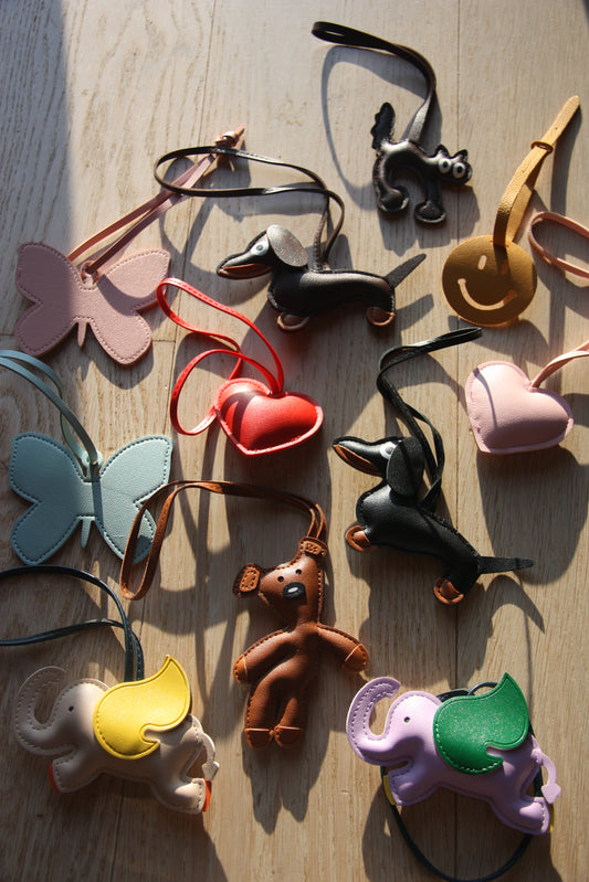 Funky bag charms