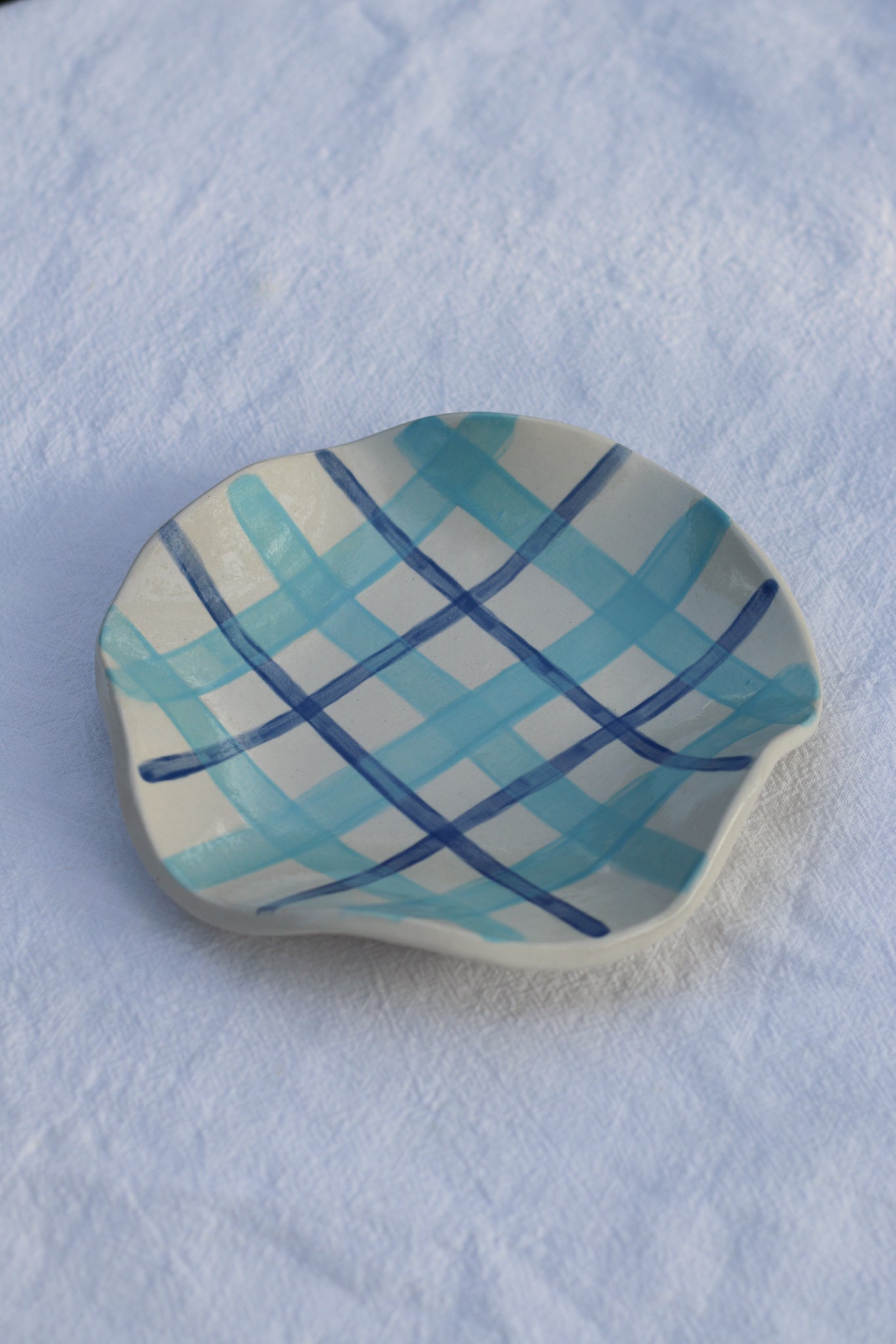 Gingham dish