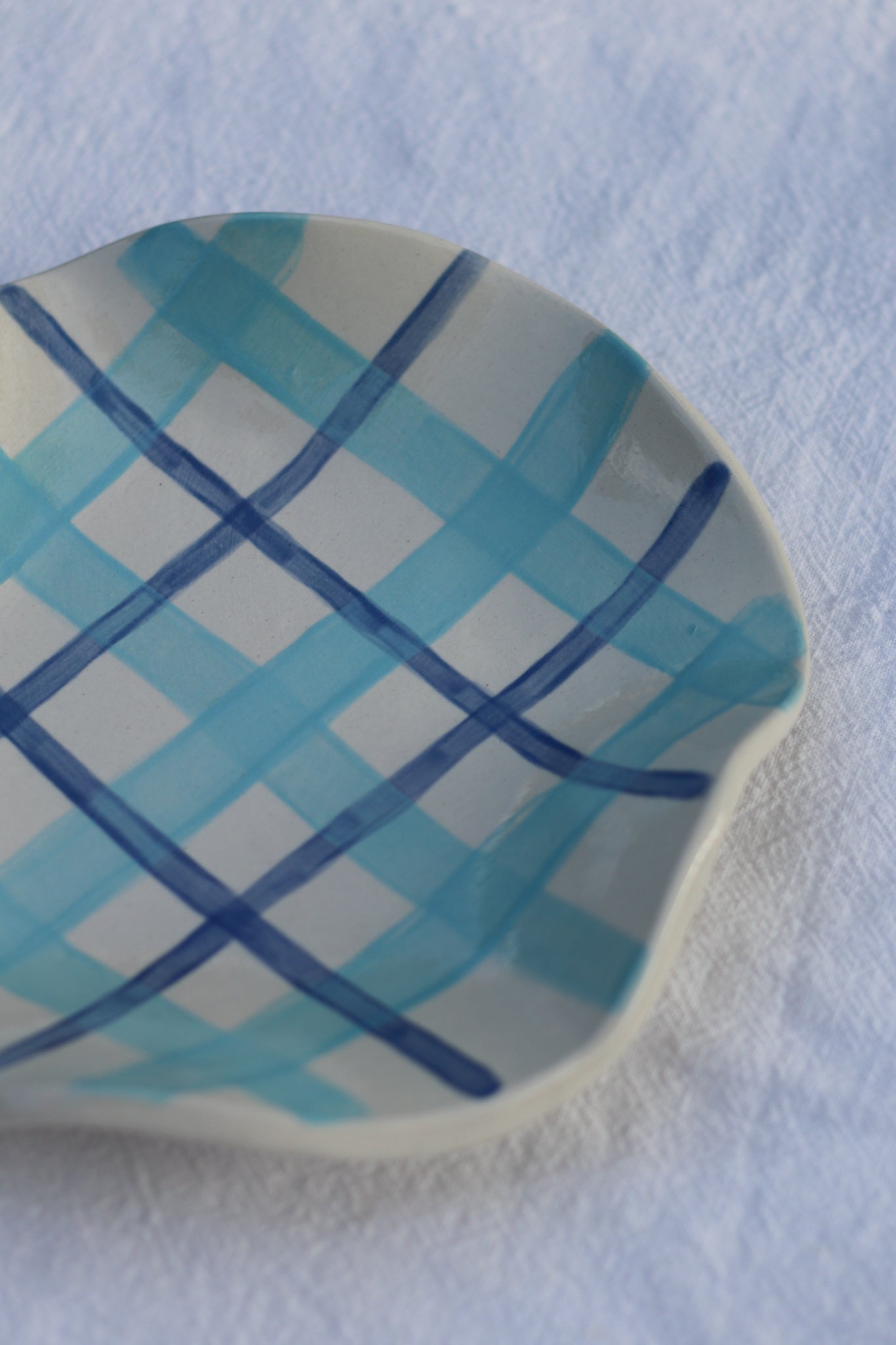 Gingham dish