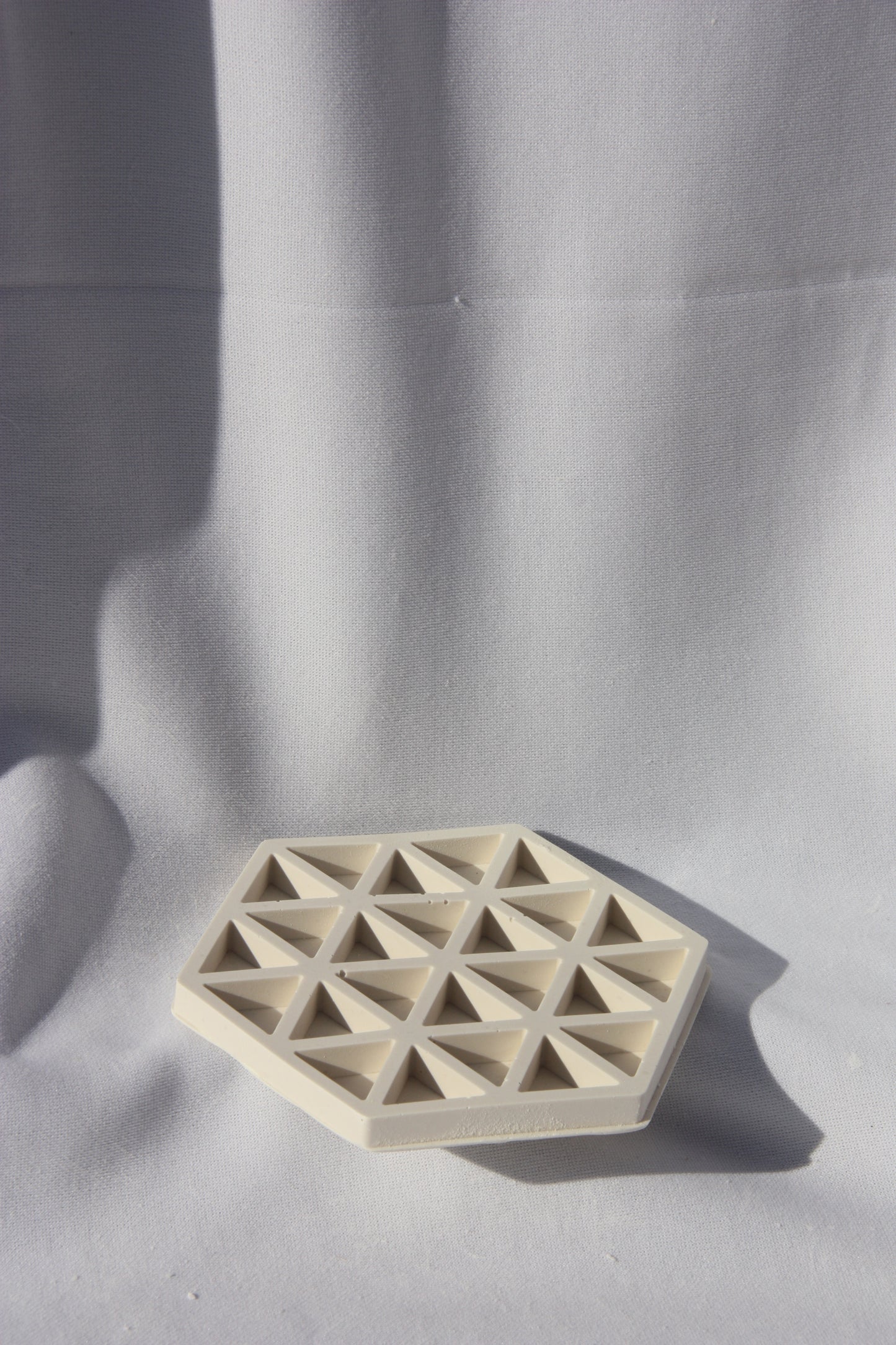 Hexagon coaster with print