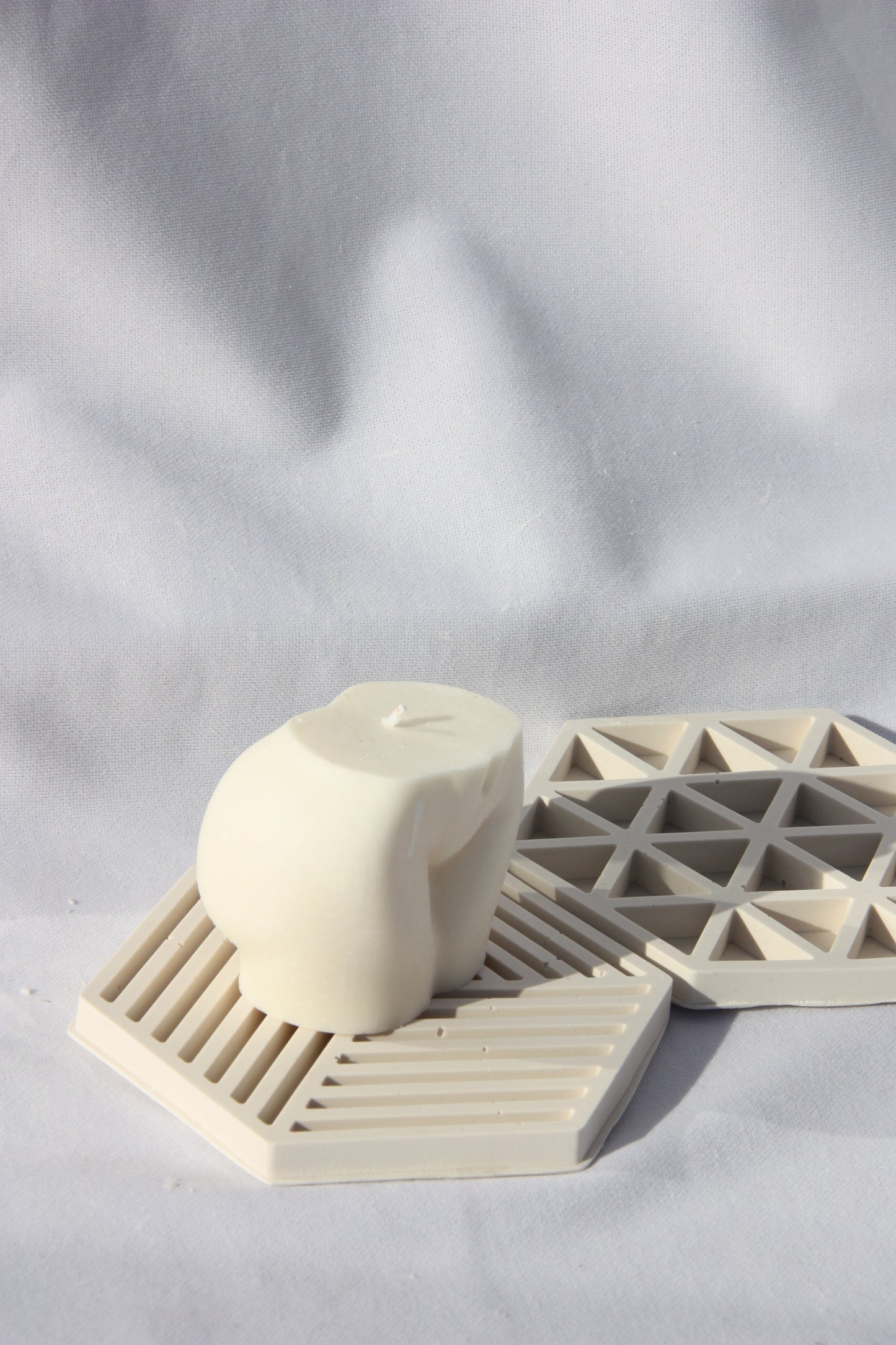 Hexagon coaster with print