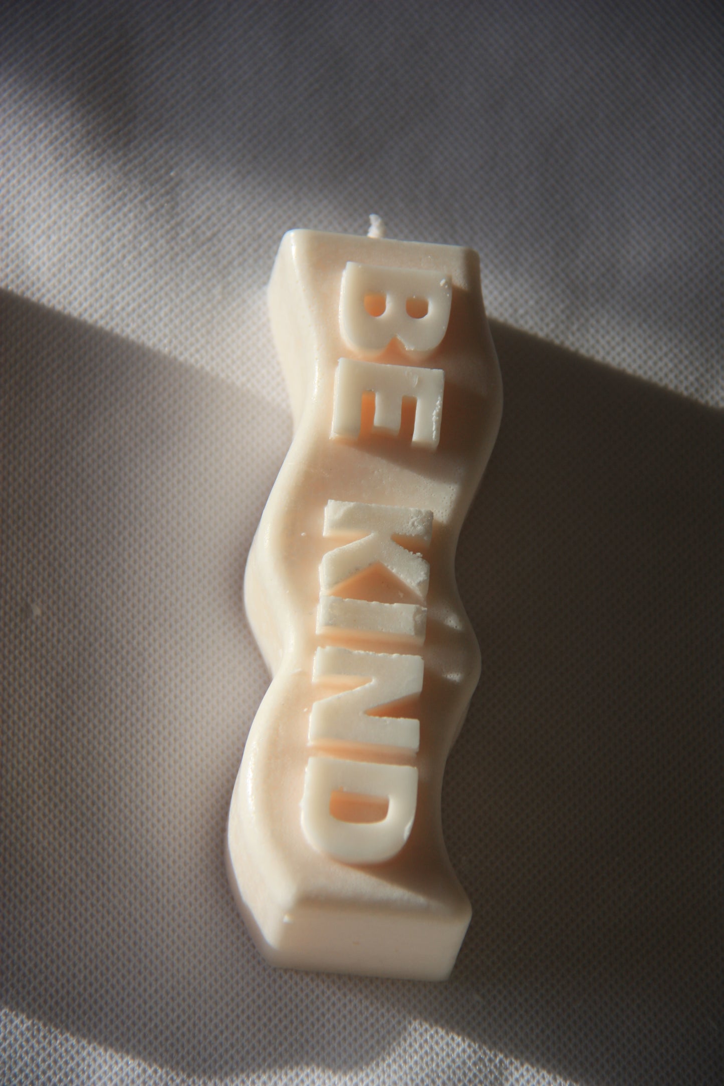 Wave with quote (peach)