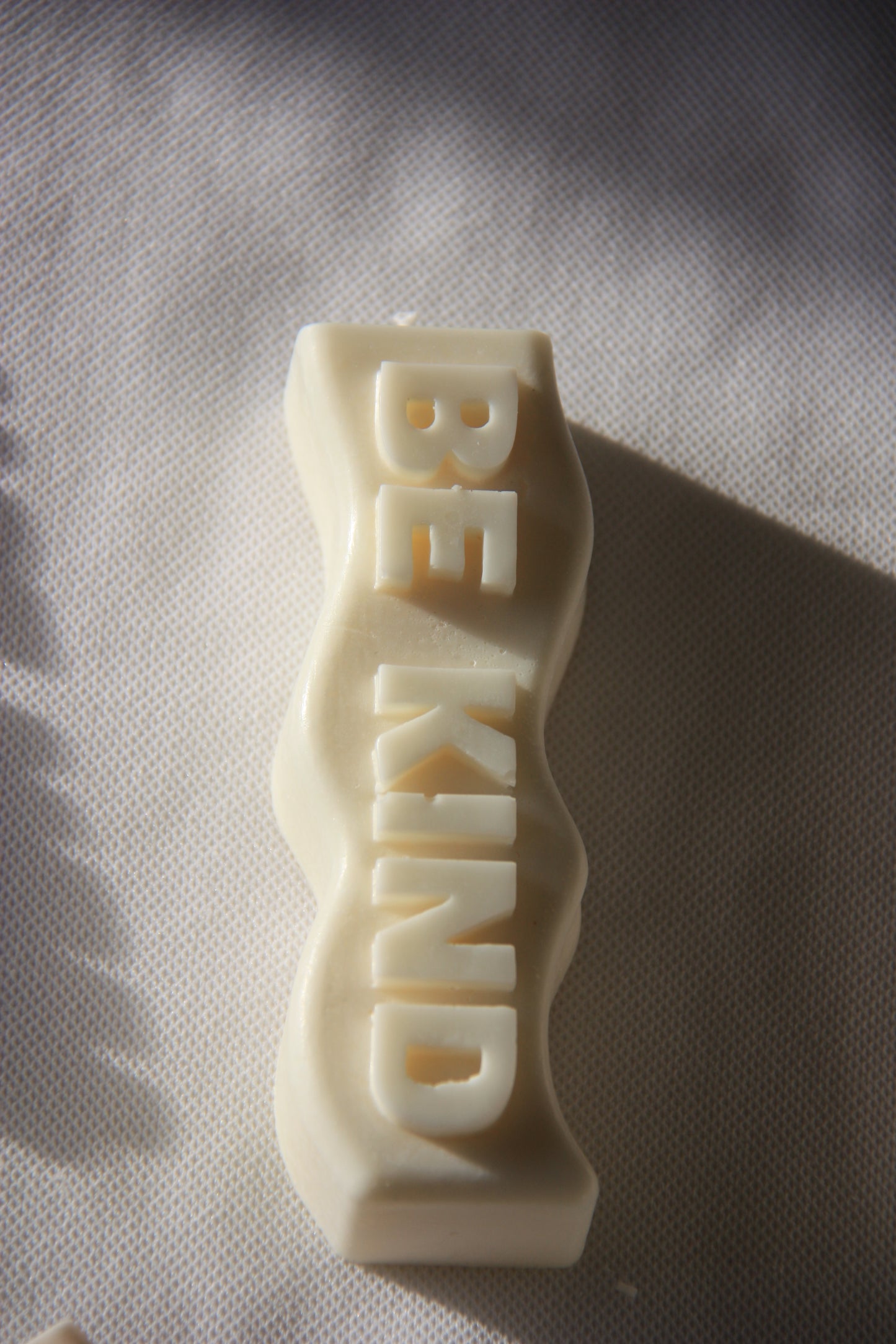 Wave met quote (crème)