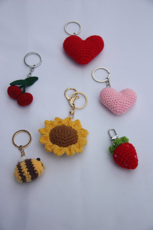 Wool keychains