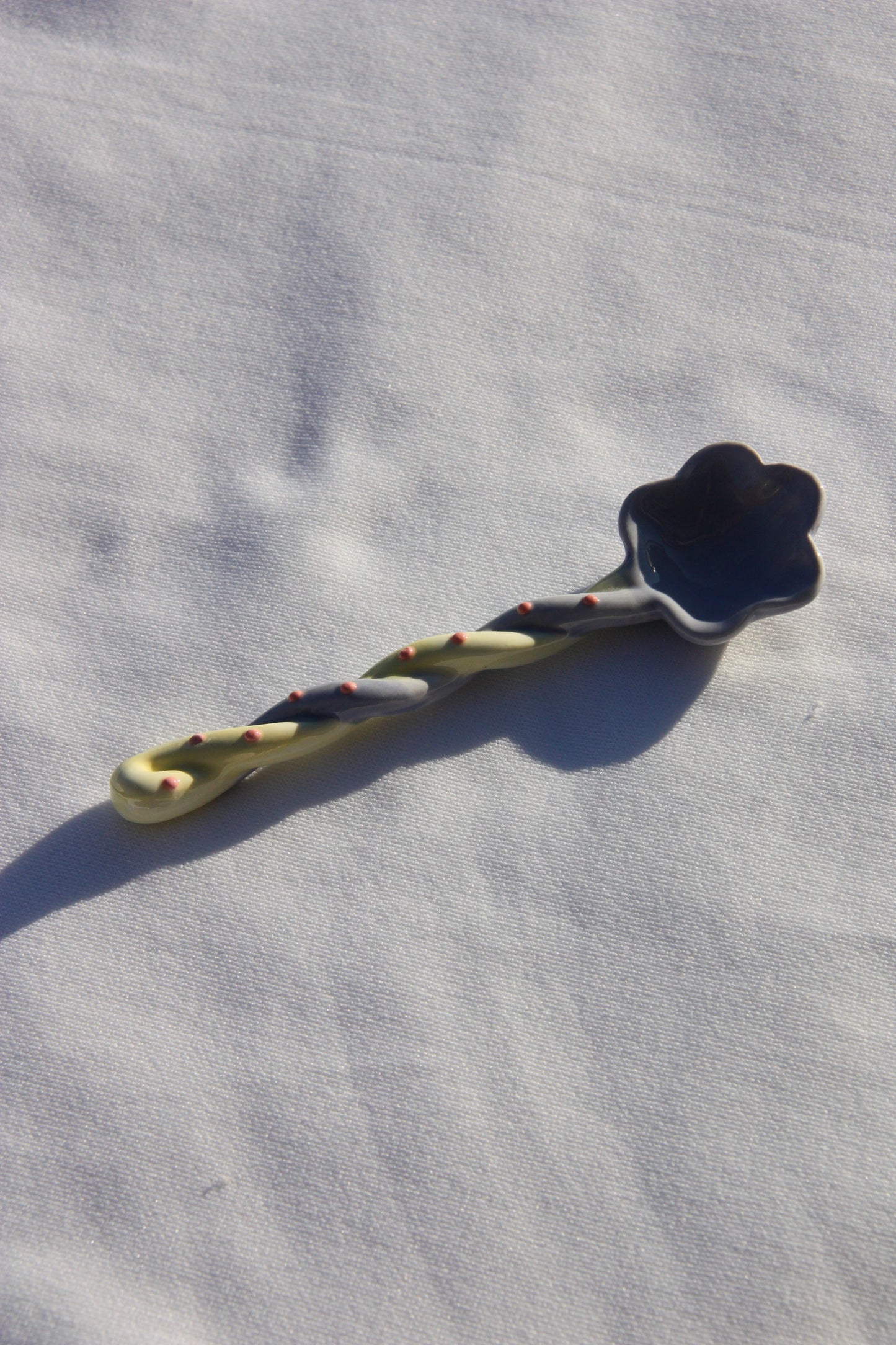 Ceramic pastel spoon (one piece)