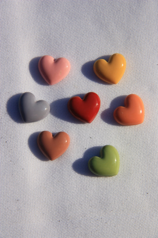 Mini heart magnets