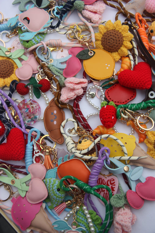 Funky bag charm combo's